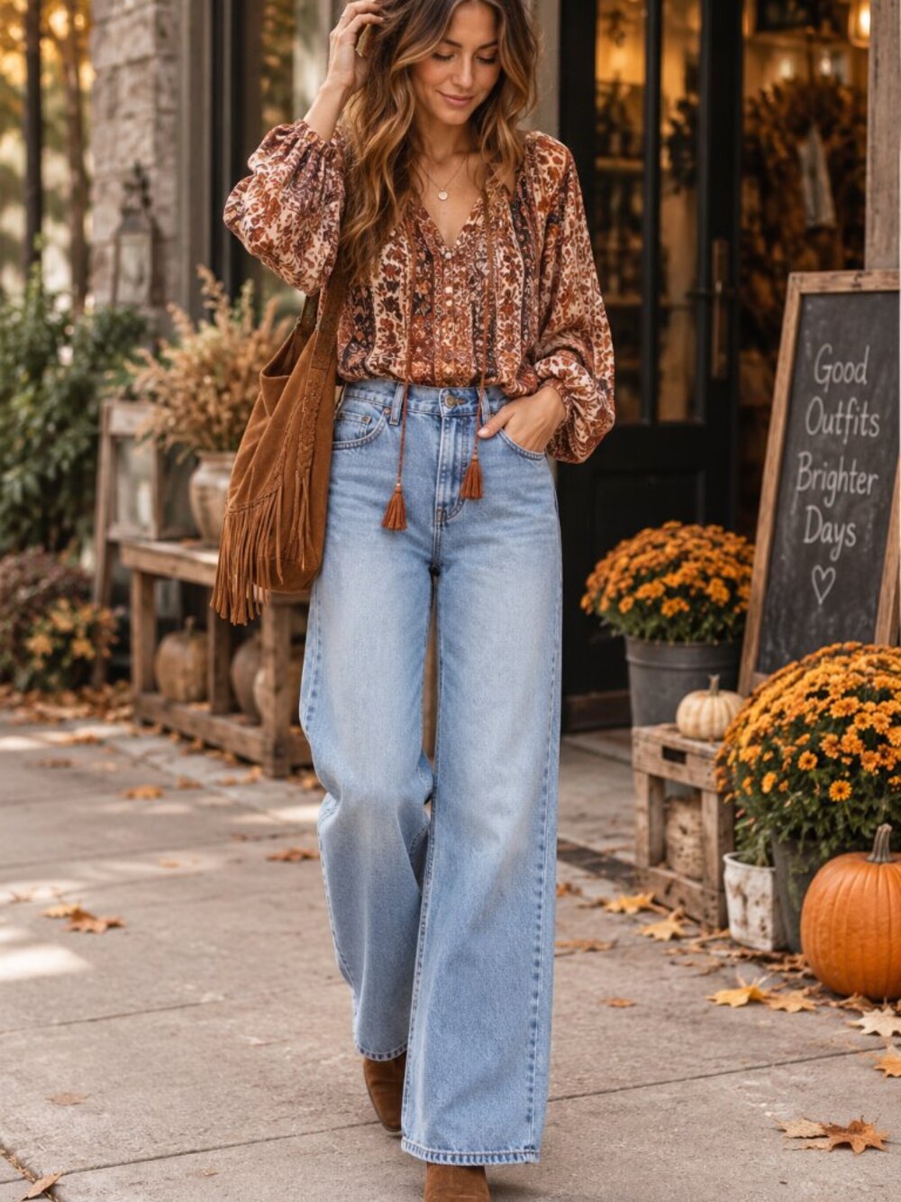 Etica Premium Denim Light Wash High Rise Wide Leg Jeans Sustainable Chic